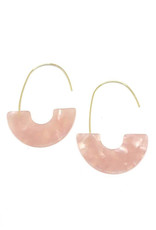 Vayu Jewels Zeta Earrings - Rosa