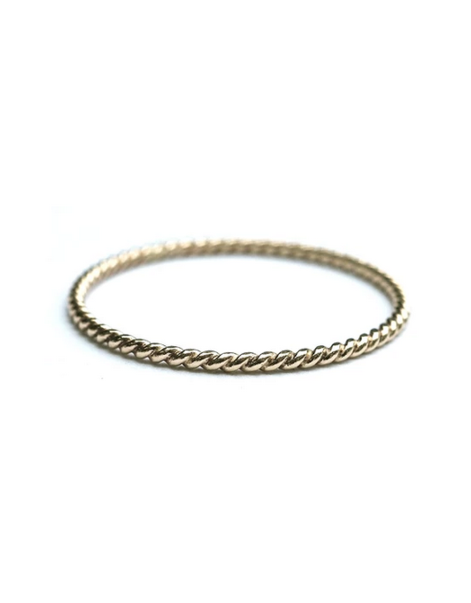 Hart + Stone Twisted Stacking Ring - Gold Fill -