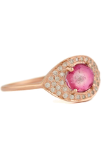 Celine Daoust Full Eye Ring - Pink Tourmaline  + Diamonds