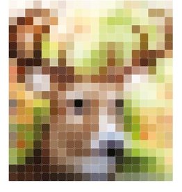 IXXI Pixelated Patchwork Deer