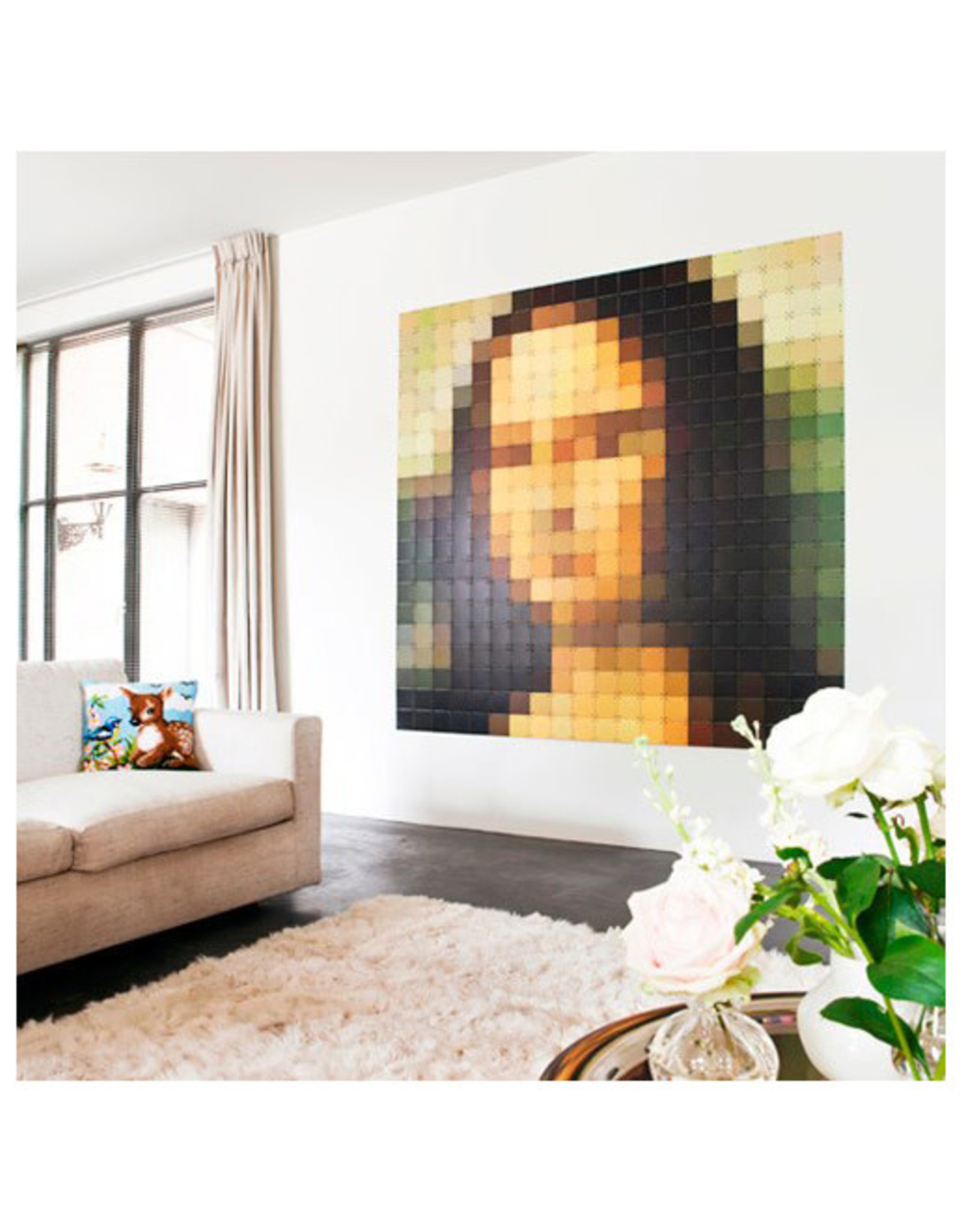 IXXI Pixelated Mona Lisa - 200cm x 200cm