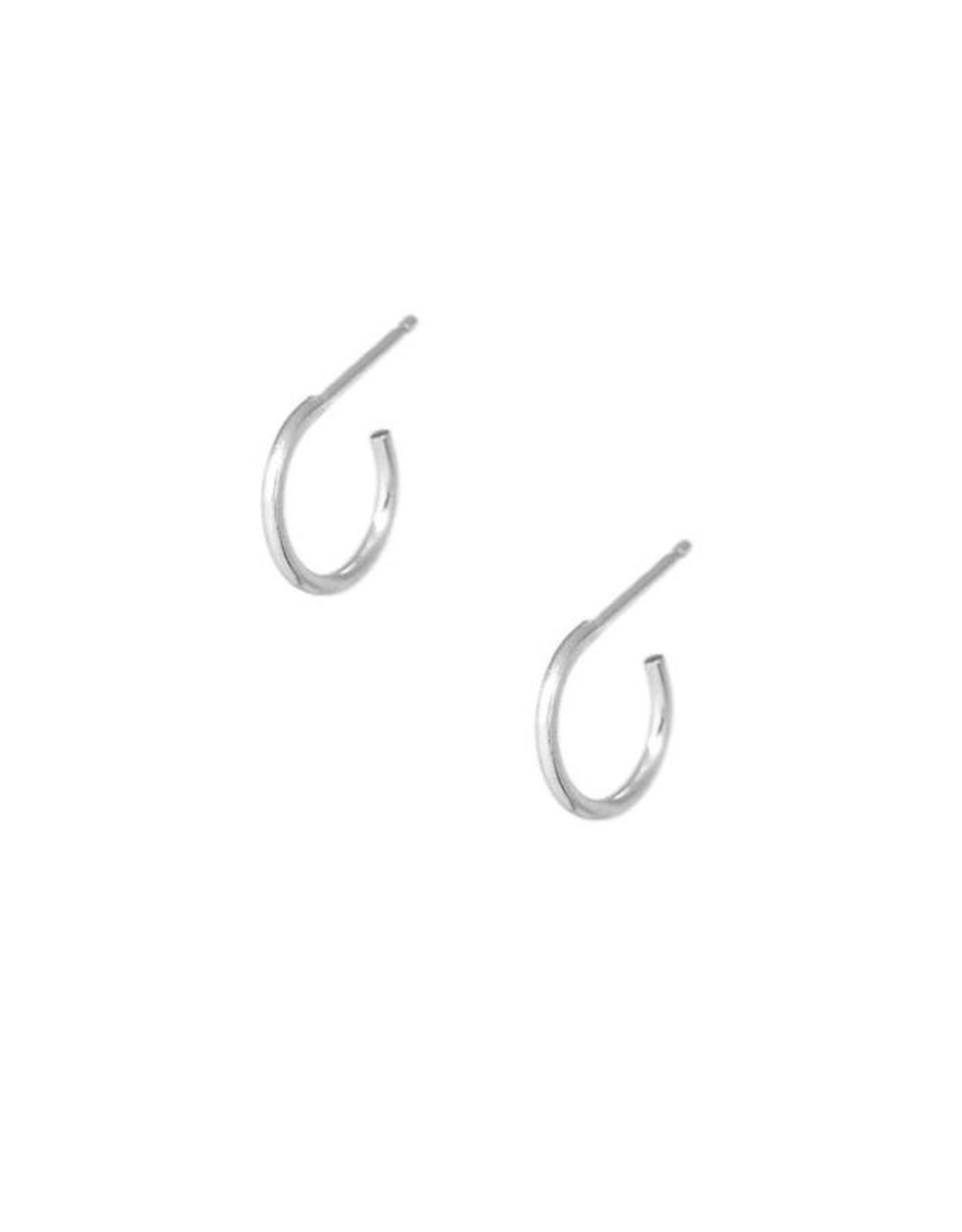 Hart + Stone Little Hoops - Sterling Silver - Small