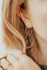 Hart + Stone Gold Ibex Hoops - Large