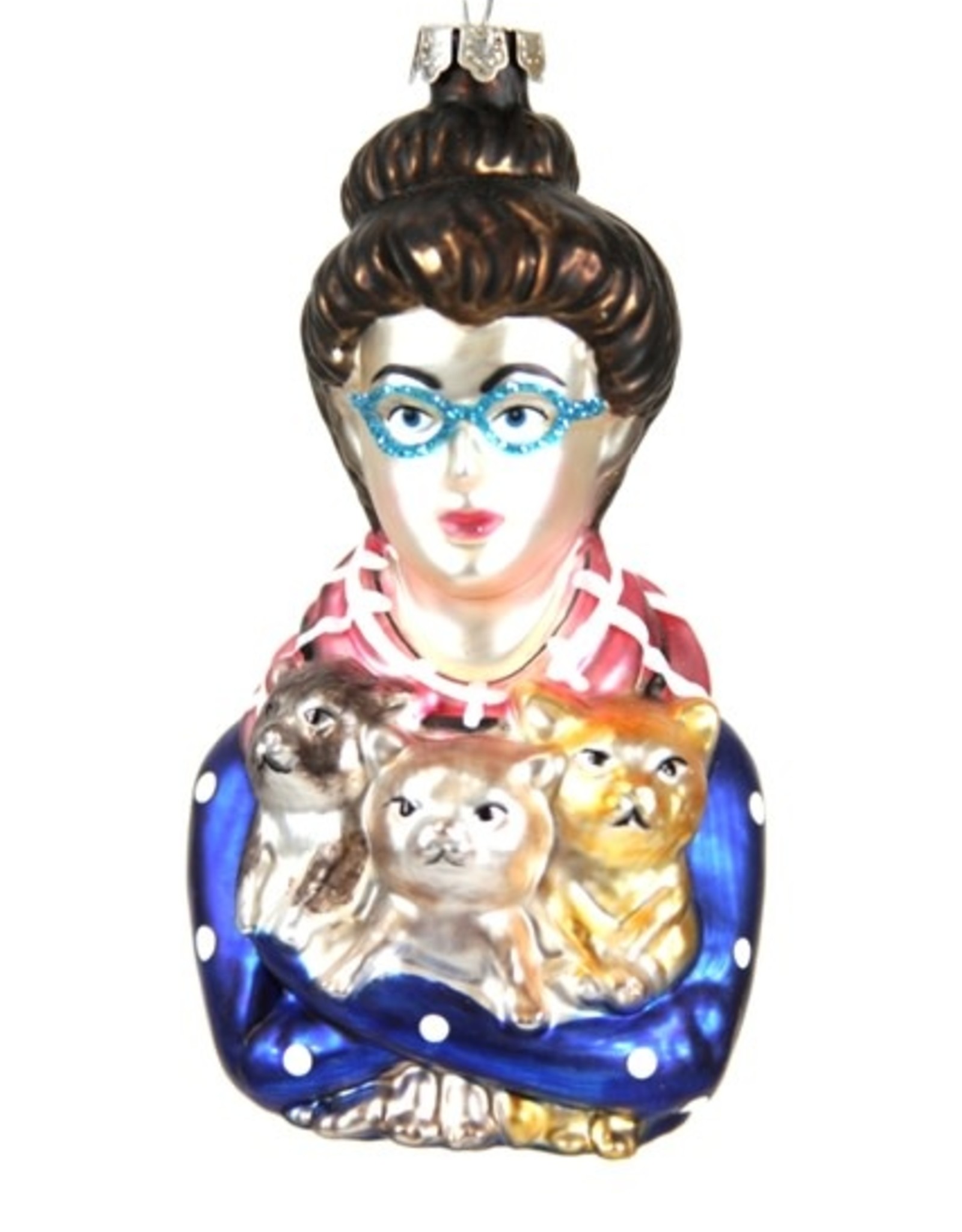 Cody Foster & Co. CAT LADY ORNAMENT