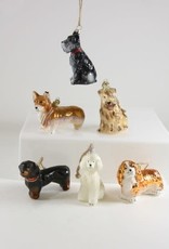 Cody Foster & Co. DOG ORNAMENT - 6 STYLES