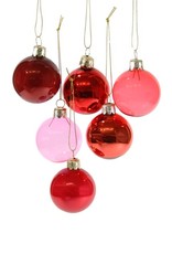 Cody Foster & Co. SMALL RED HUE ORNAMENTS - 6 STYLES