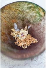 Celine Daoust Little Totem Necklace - Light Pink Tourmaline + Diamonds
