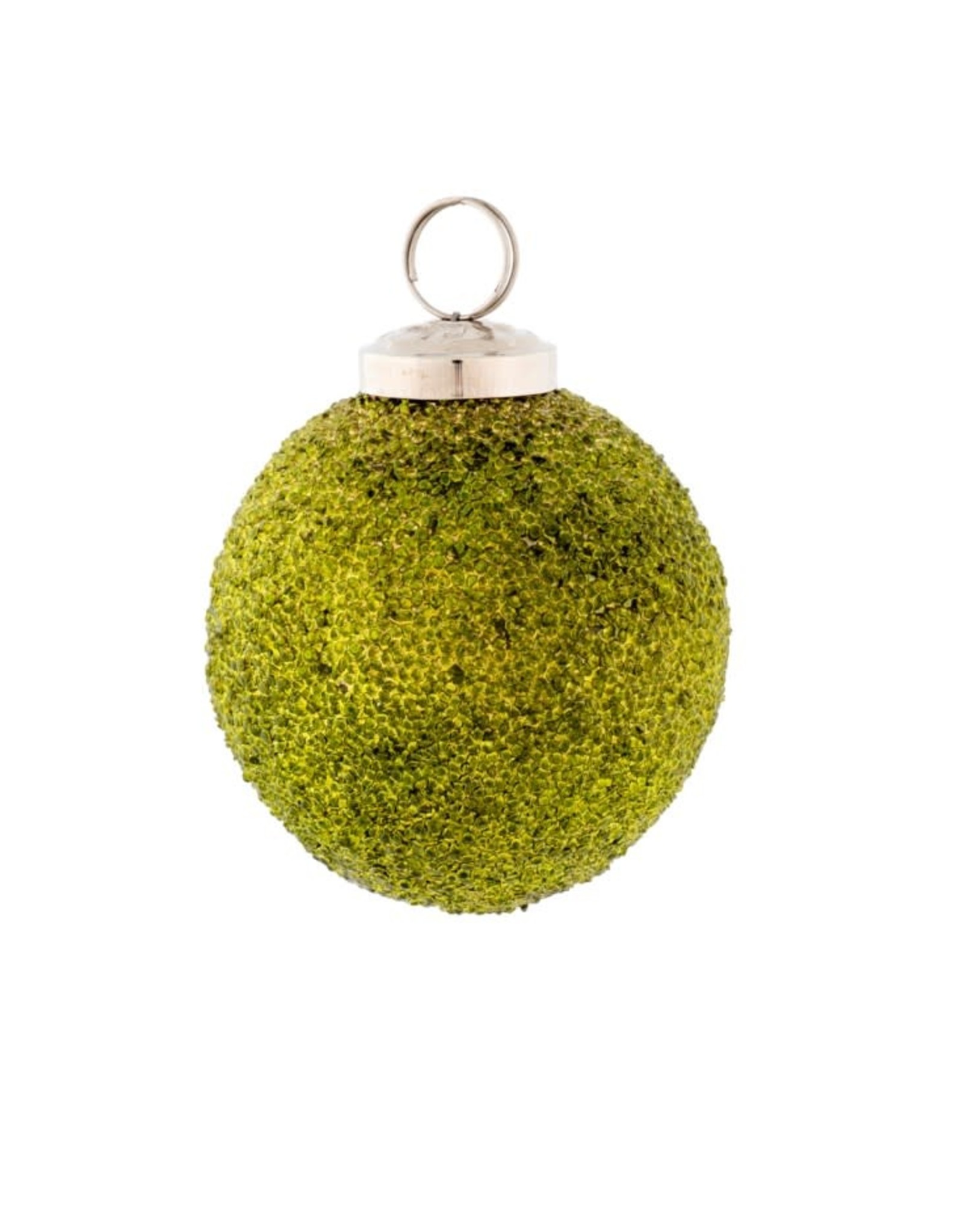 Indaba Midnight Shimmer Ornament - Olive