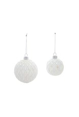Cody Foster & Co. GEOMETRIC PEARL BALL ORNAMENT - LARGE