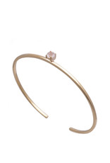 Sarah Mulder Jewelry Gold Obsession Bracelet - Rose Quartz