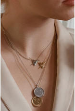Sarah Mulder Jewelry Gold Franz Necklace - Rose Quartz