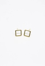 Standout Boutique Lily Stud Earrings - Square