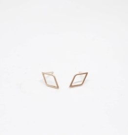 Standout Boutique Alice Stud Earrings - Diamond
