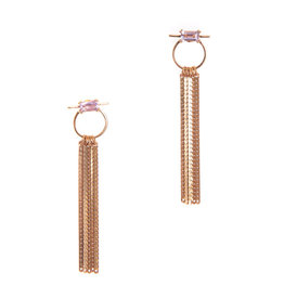 Hailey Gerrits Designs Capri Earrings - Pink Amethyst