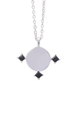 Sarah Mulder Jewelry Silver Imperial Necklace - Onyx