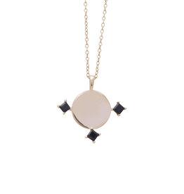 Sarah Mulder Jewelry Gold Imperial Necklace - Onyx
