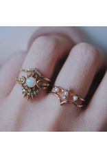 Wandering star ring opal store