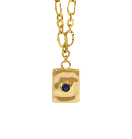 Vayu Jewels Luciene Necklace - Sapphire Blue