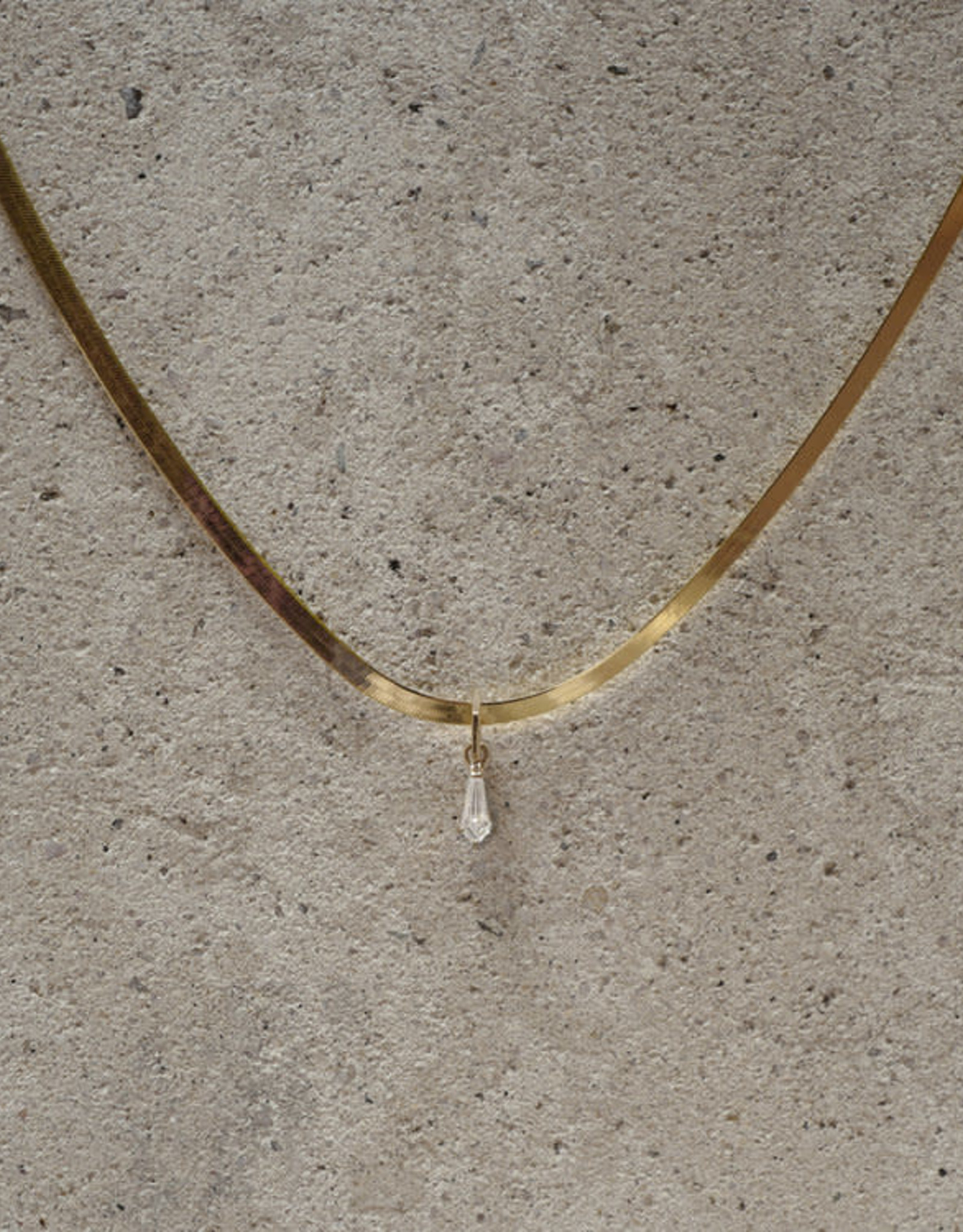 Ashley Zhang Jewelry Small Herringbone Necklace