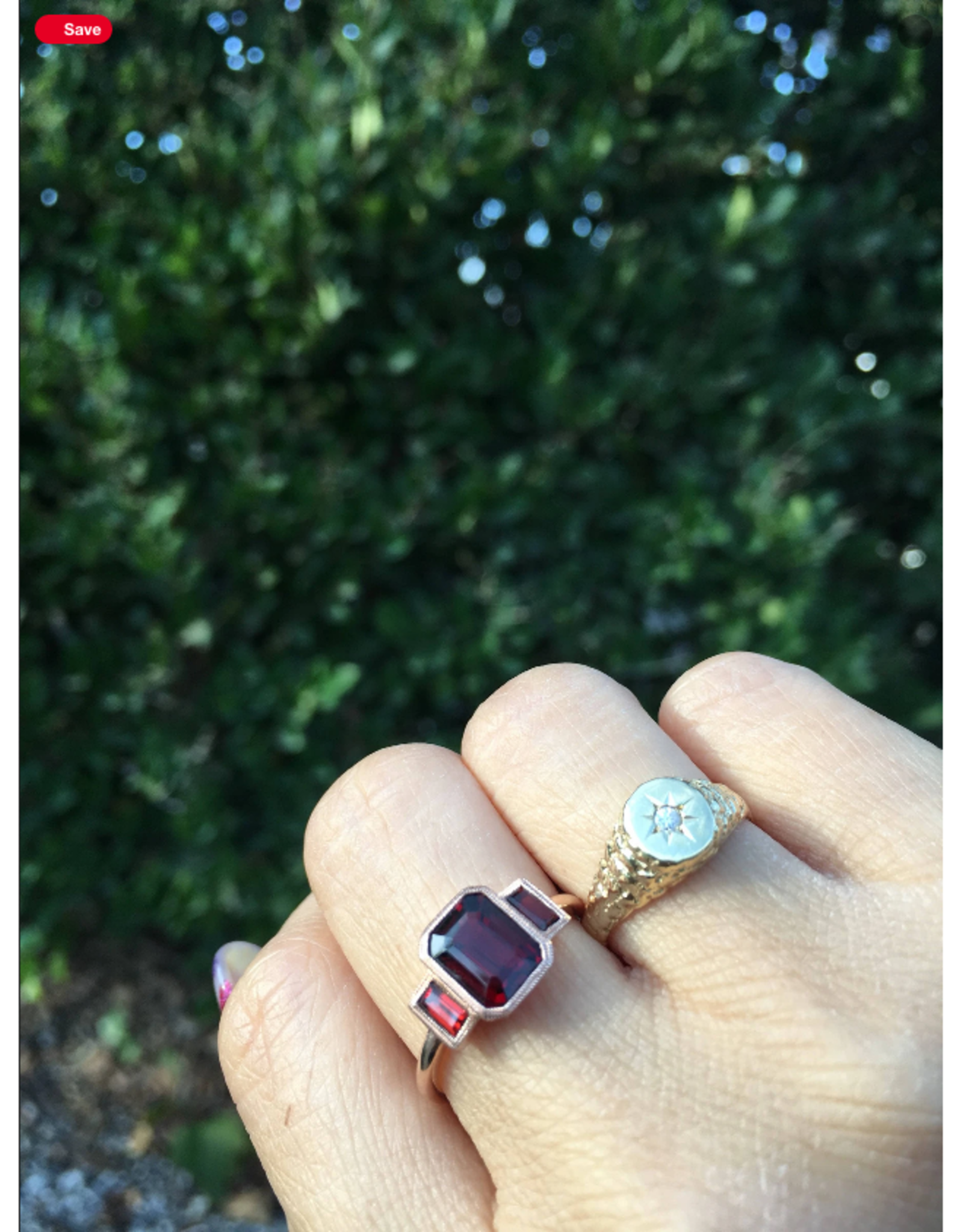 Mason Grace Jewelry Charlotte Garnet Ring