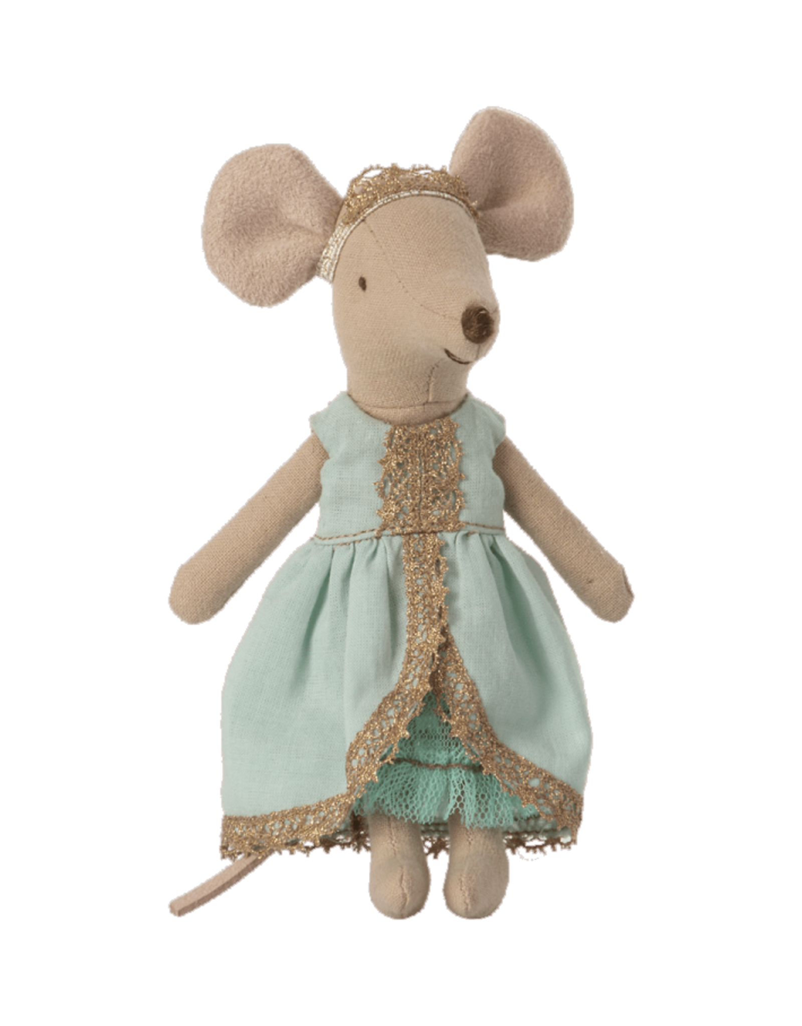 Maileg Princess and the Pea Big Sister Mouse - Dusty Peach