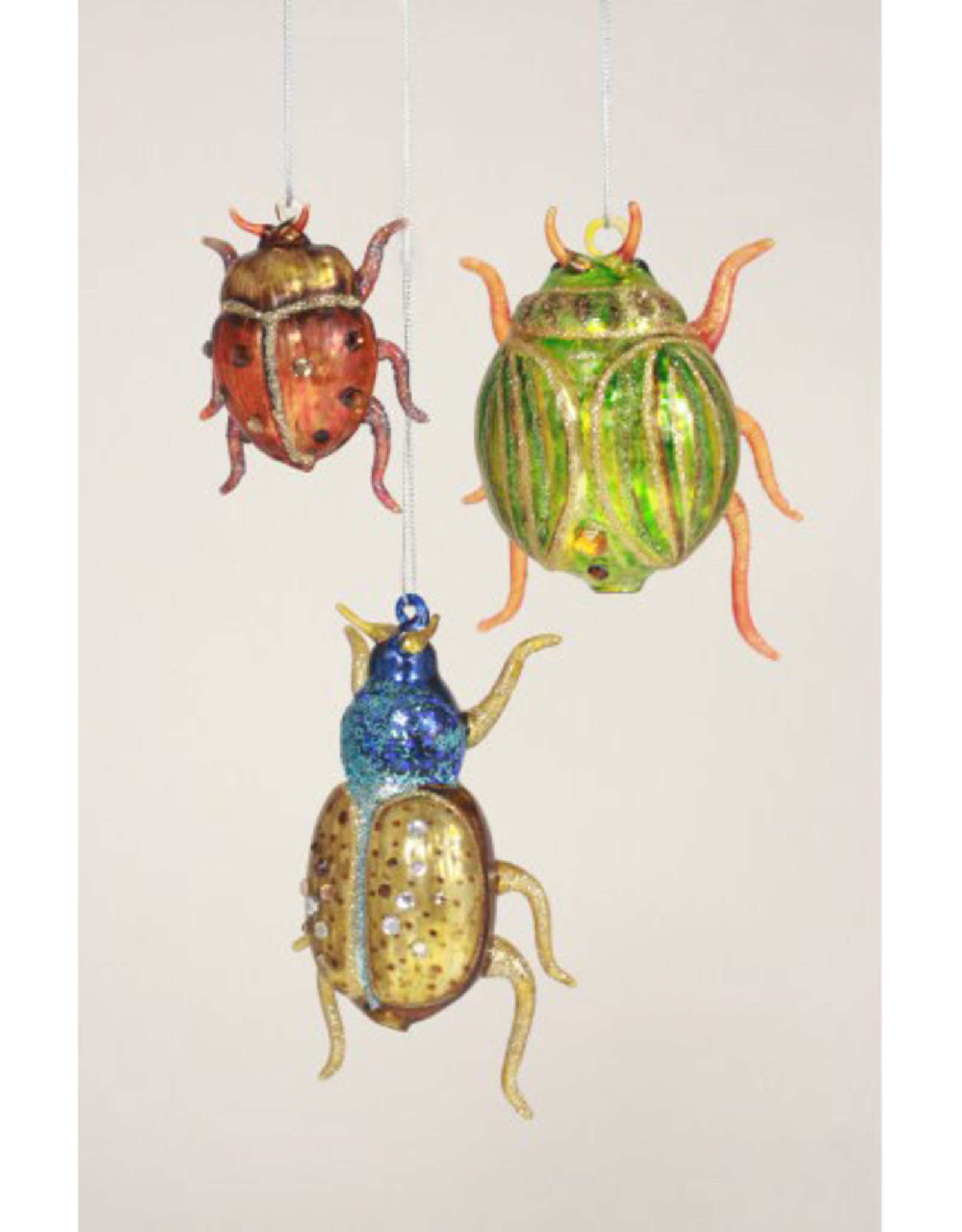 Cody Foster & Co. GLITTERED INSECT ORNAMENT - 3 STYLES