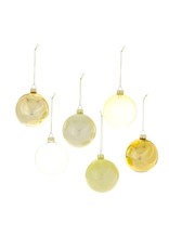 Cody Foster & Co. Large Yellow Hue Ornament - 6 Asst'd