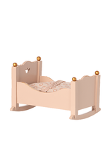 Maileg Baby Mouse Cradle - Rose