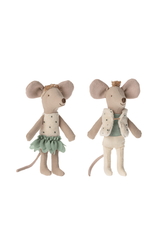 Maileg Royal Twins Little Brother and Sister Mice in Matchbox
