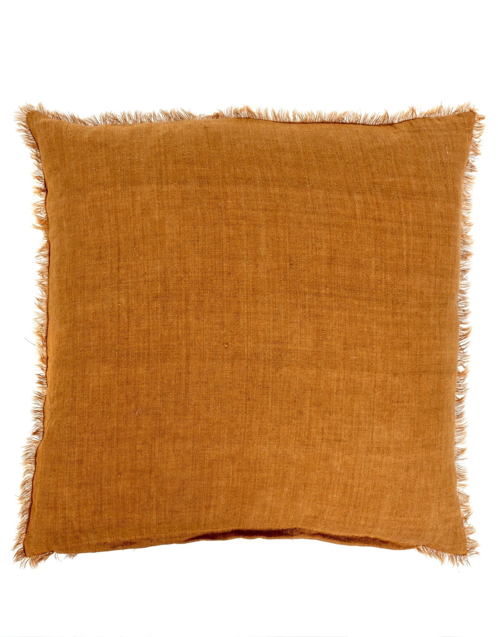 Indaba Lina Linen Pillow - Gold