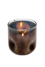 Indaba Midnight Luster Dimpled Votive - Small