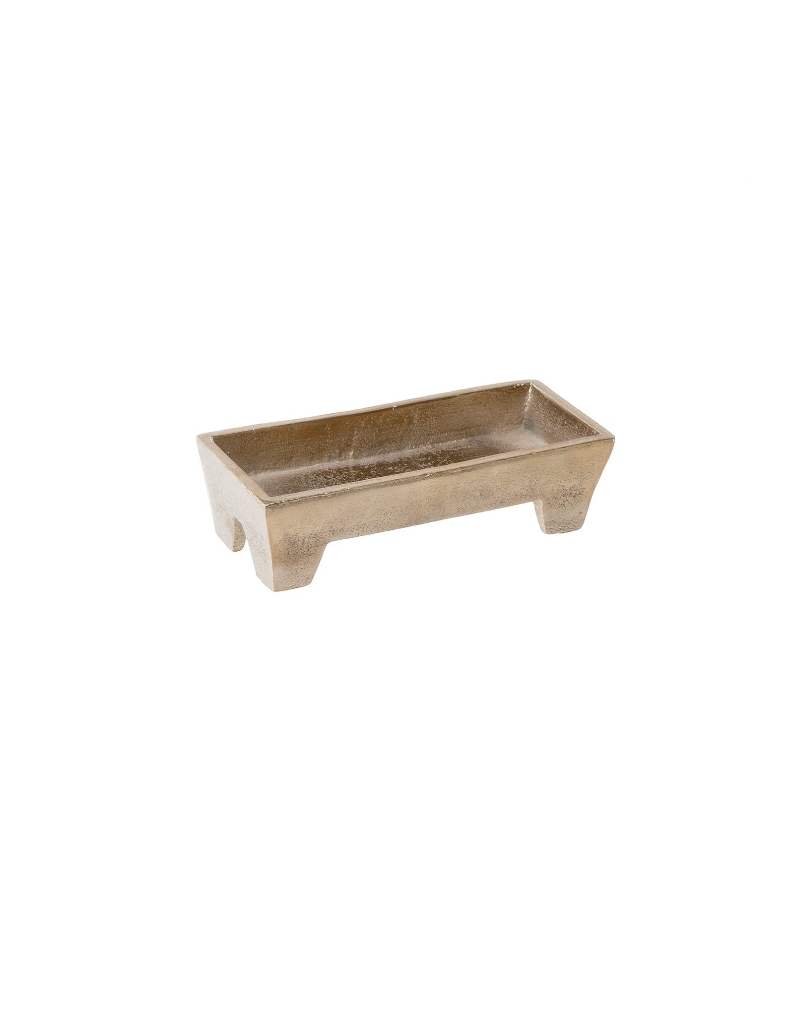 Indaba Silver Footed Tray - Small