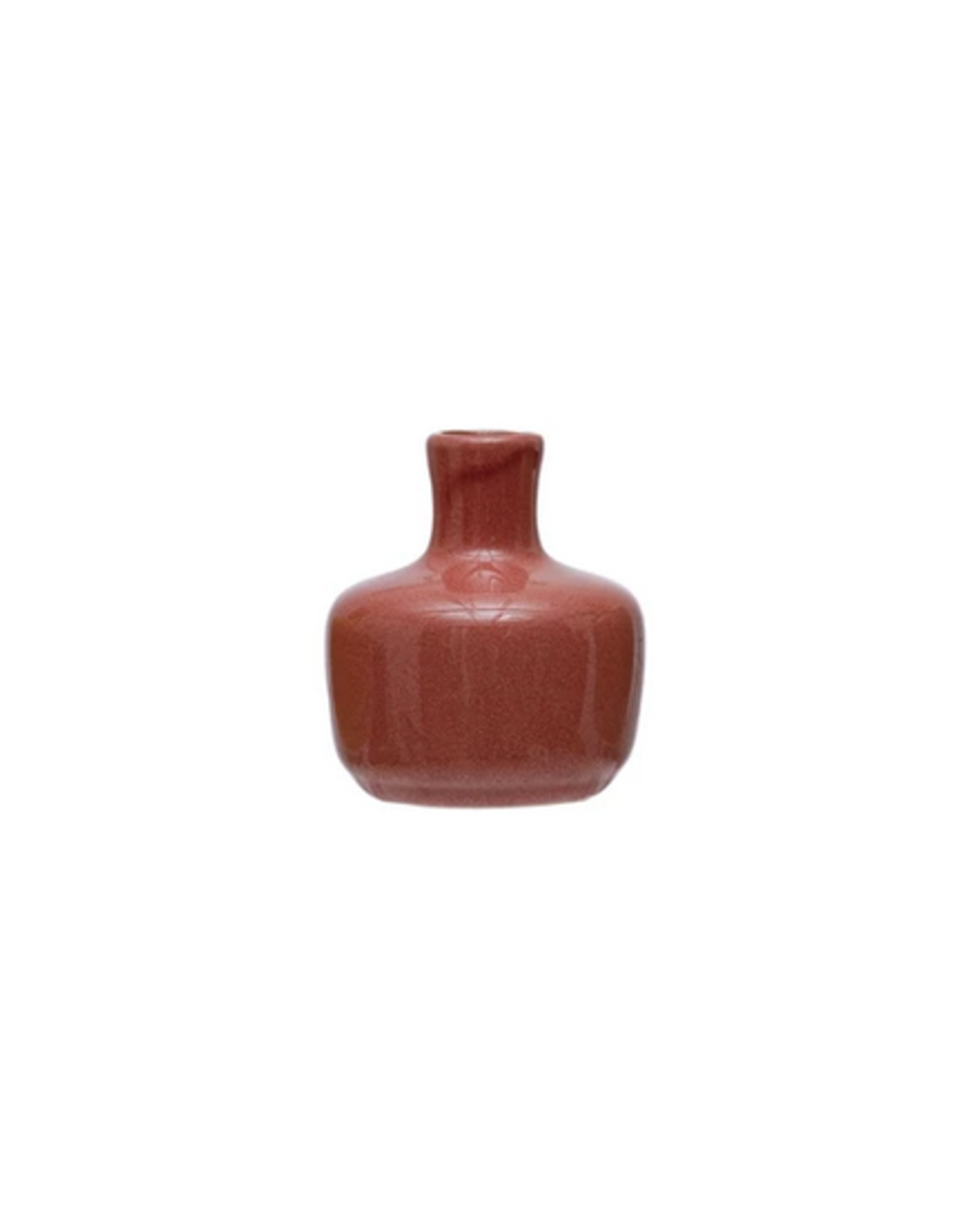 Rose Reactive Glaze Vase - Extra Small