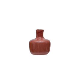 Rose Reactive Glaze Vase - Extra Small