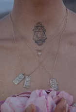 Sofia Zakia Rose Tender Abduction UFO Necklace