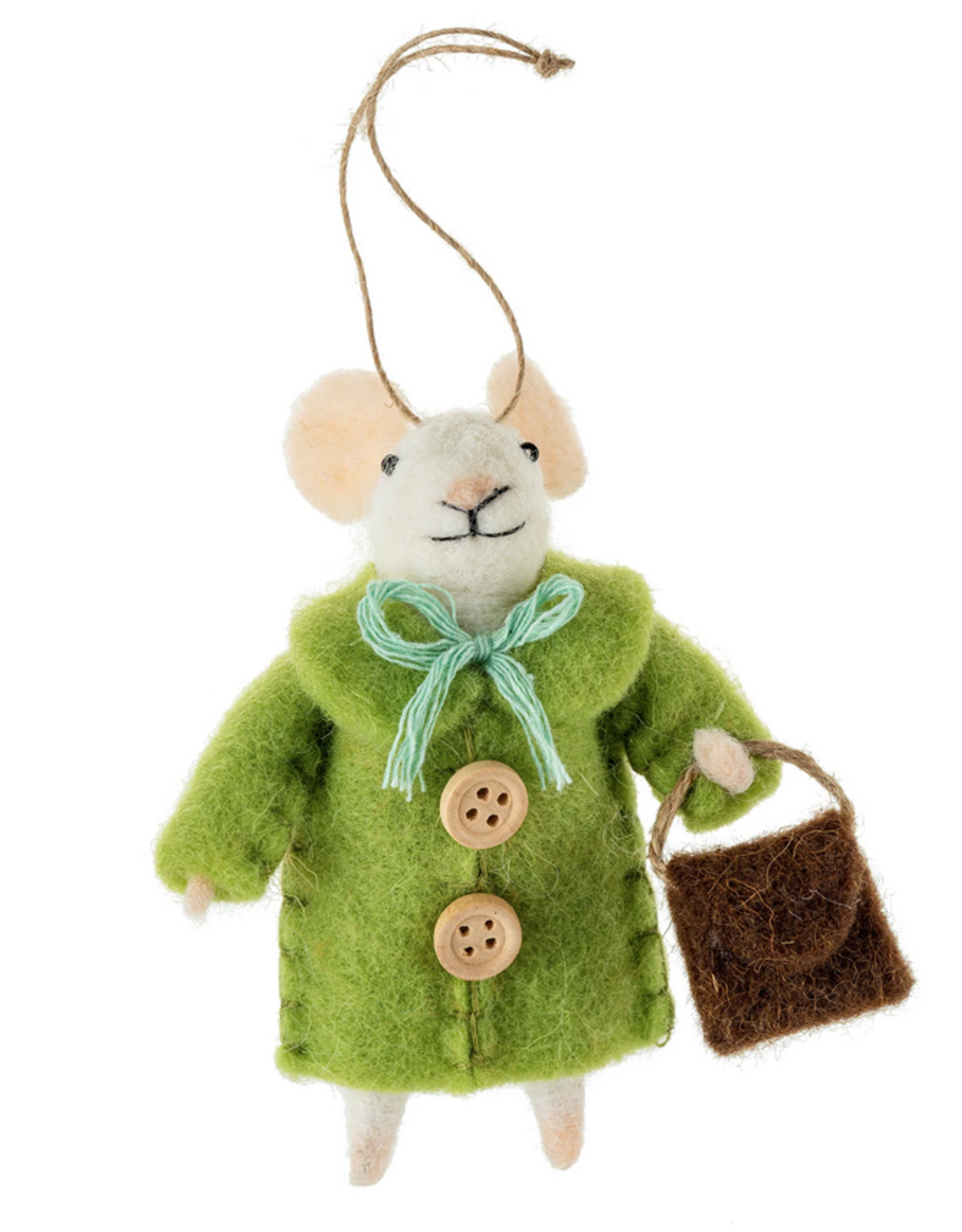 Indaba Nana Nellie Mouse Ornament