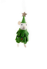 Cody Foster & Co. MERRY XMAS MR MOUSE ORNAMENT - TREE
