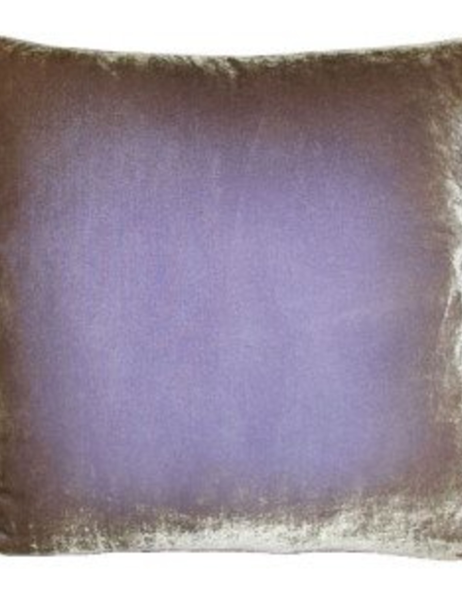 Kevin O'Brien Studio Ombre Silk Velvet Pillow - Lilac + Gold