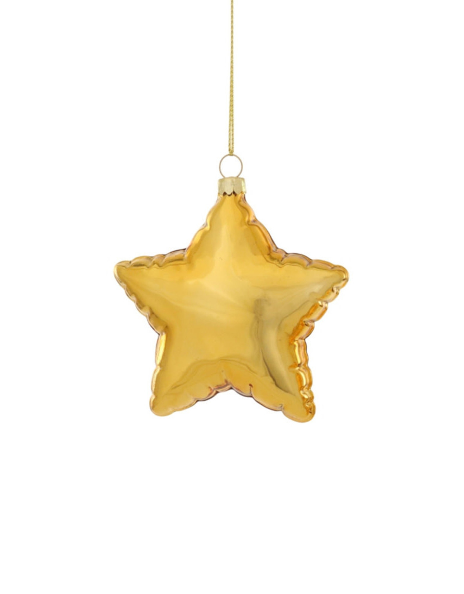 Cody Foster & Co. GOLD BALLOON STAR ORNAMENT - LARGE