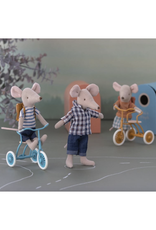 Maileg Tricycle Big Brother Mouse with Bag