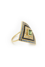 Sophie d'Agon Jewelry Ginger Art Deco Ring - Forest