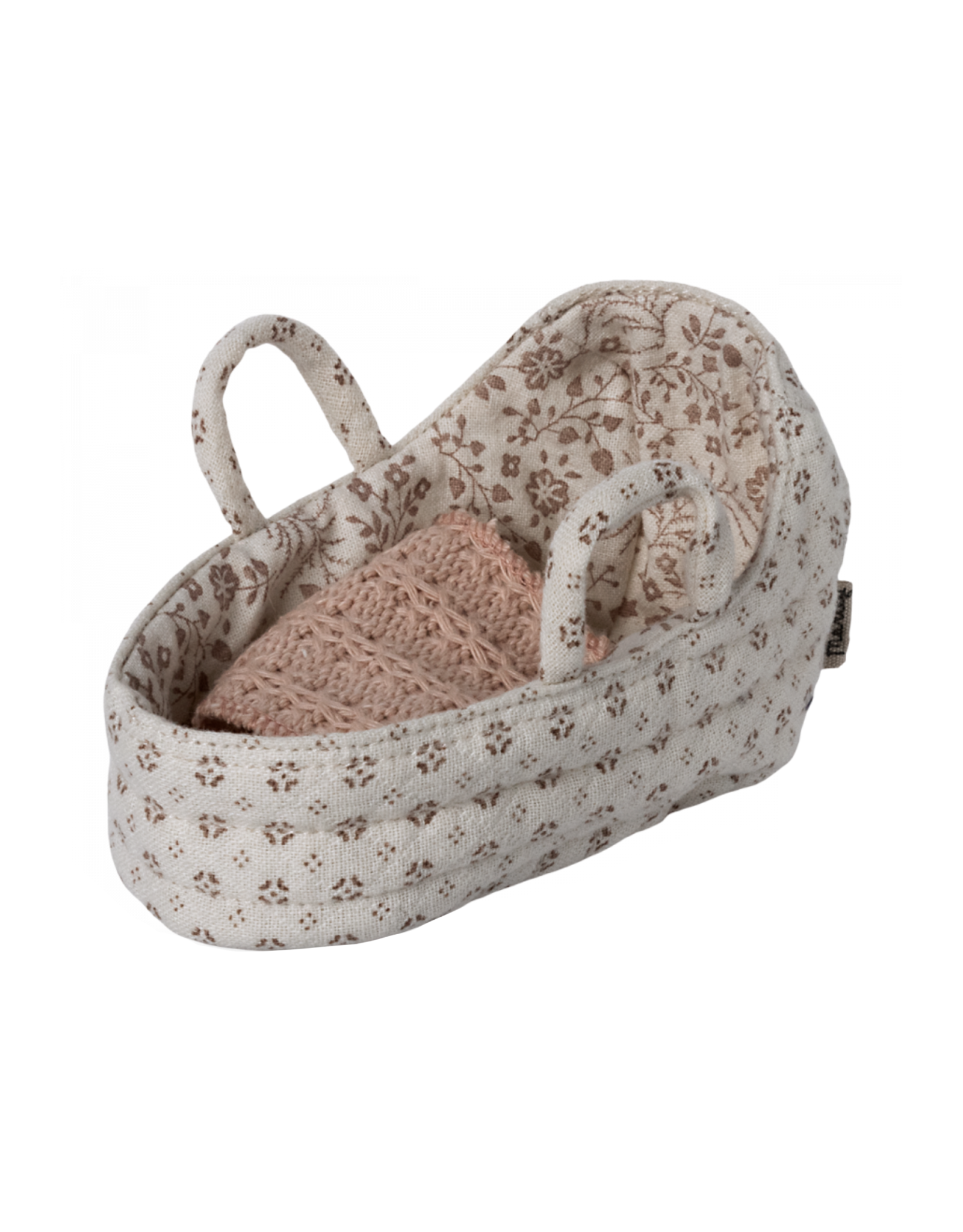 Maileg Baby Mouse Padded Carrycot