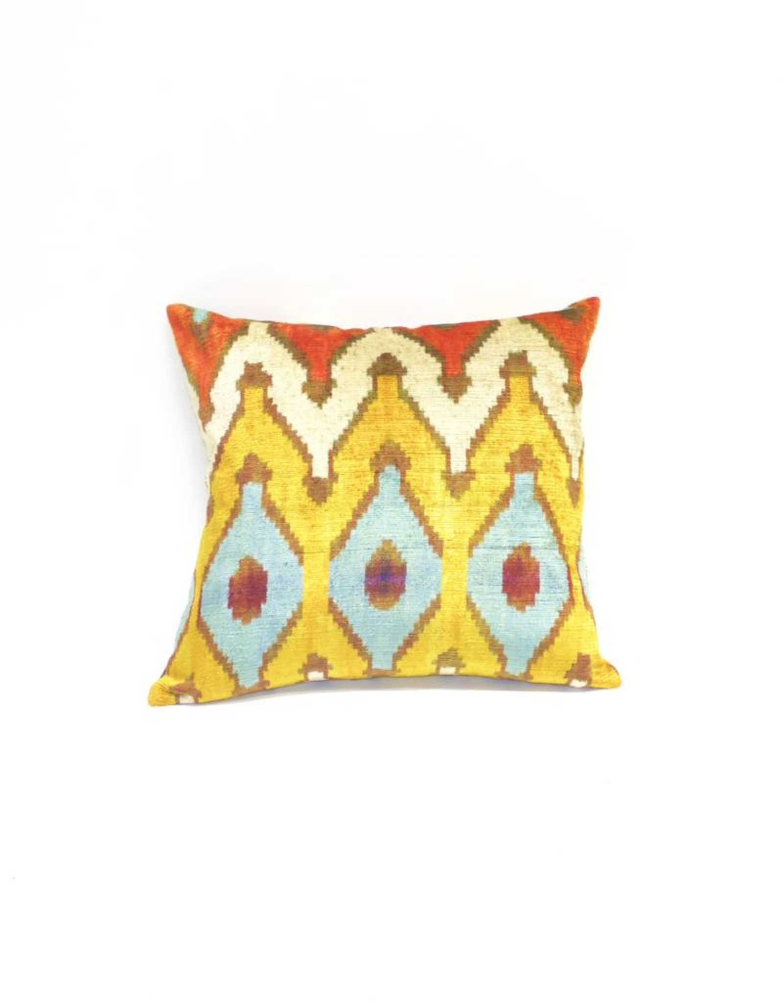 Tasdemir Rugs Ikat Silk Double-Sided Pillow - Square