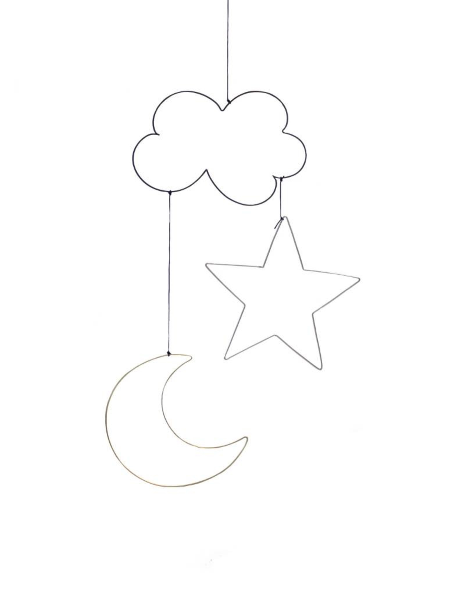 12 Pieces Moon and Star Stencil Clouds Stencil Algeria