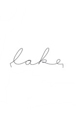 Gauge NYC 'lake' Wire Word Poetic