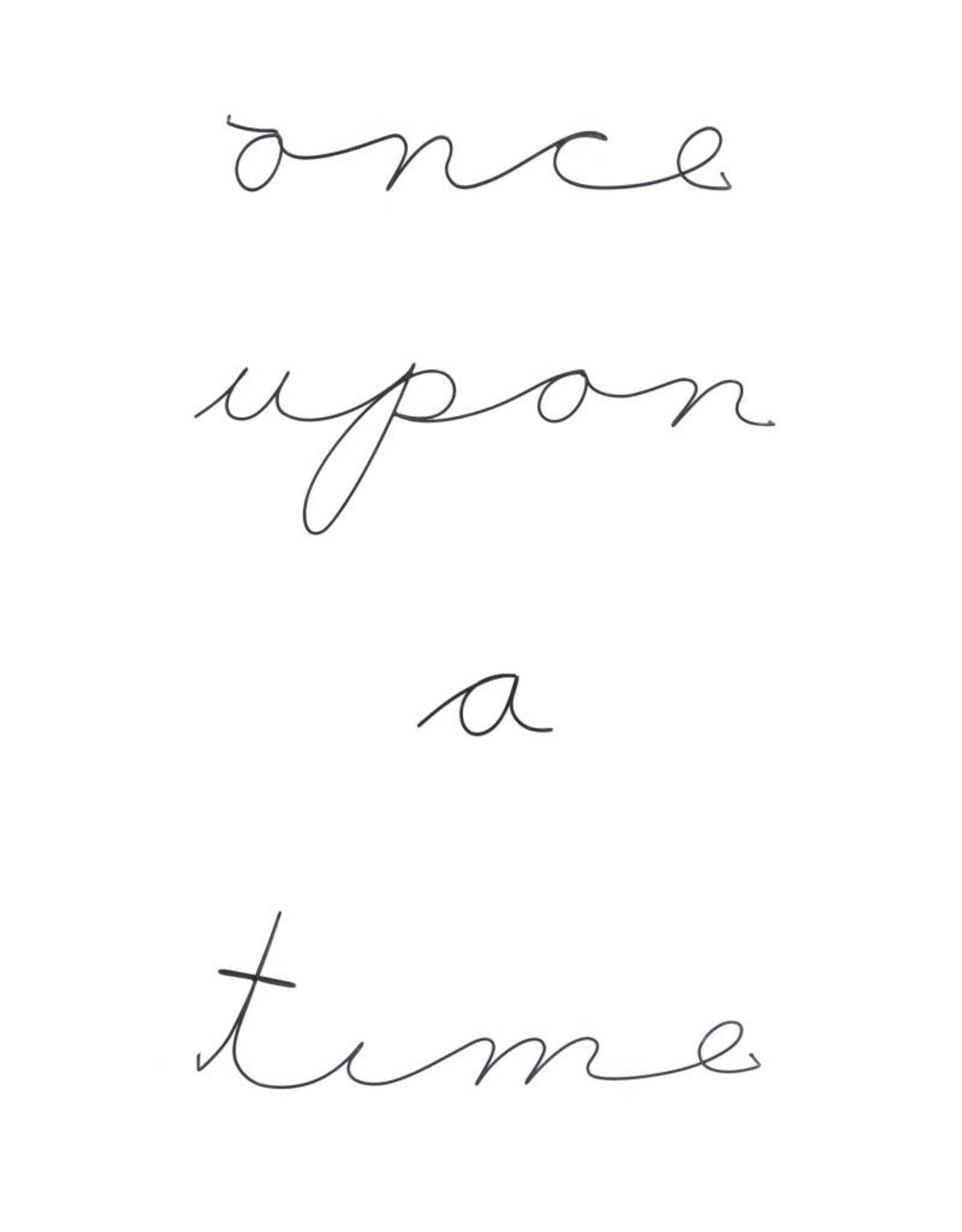 Gauge NYC 'once upon a time' Wire Word Poetic