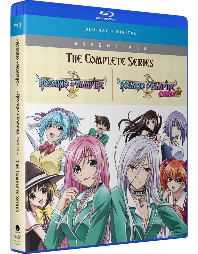 Funimation Entertainment Rosario+Vampire Complete Series Essentials Blu-Ray