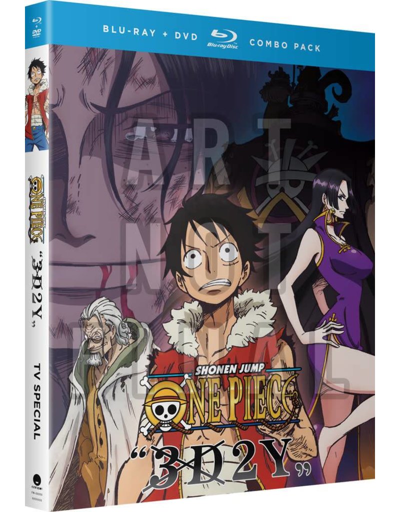 Funimation Entertainment One Piece 3D2Y Overcoming Ace's Death! Blu-Ray/DVD