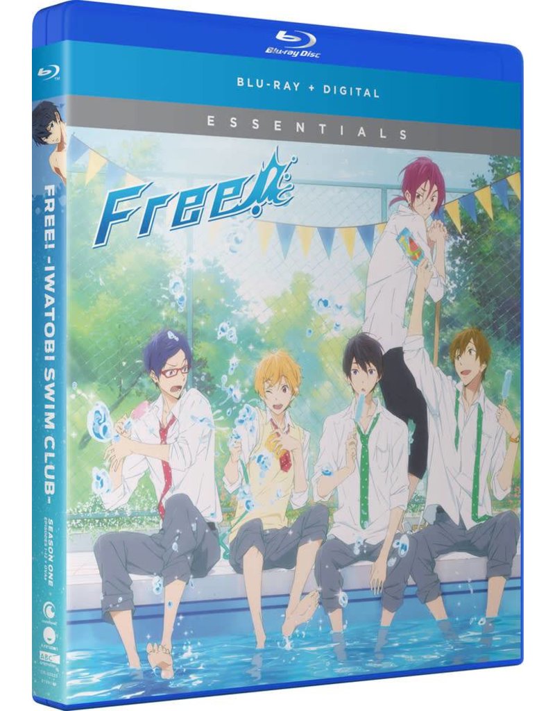 Funimation Entertainment Free! Iwatobi Swim Club Season 1 Essentials Blu-Ray