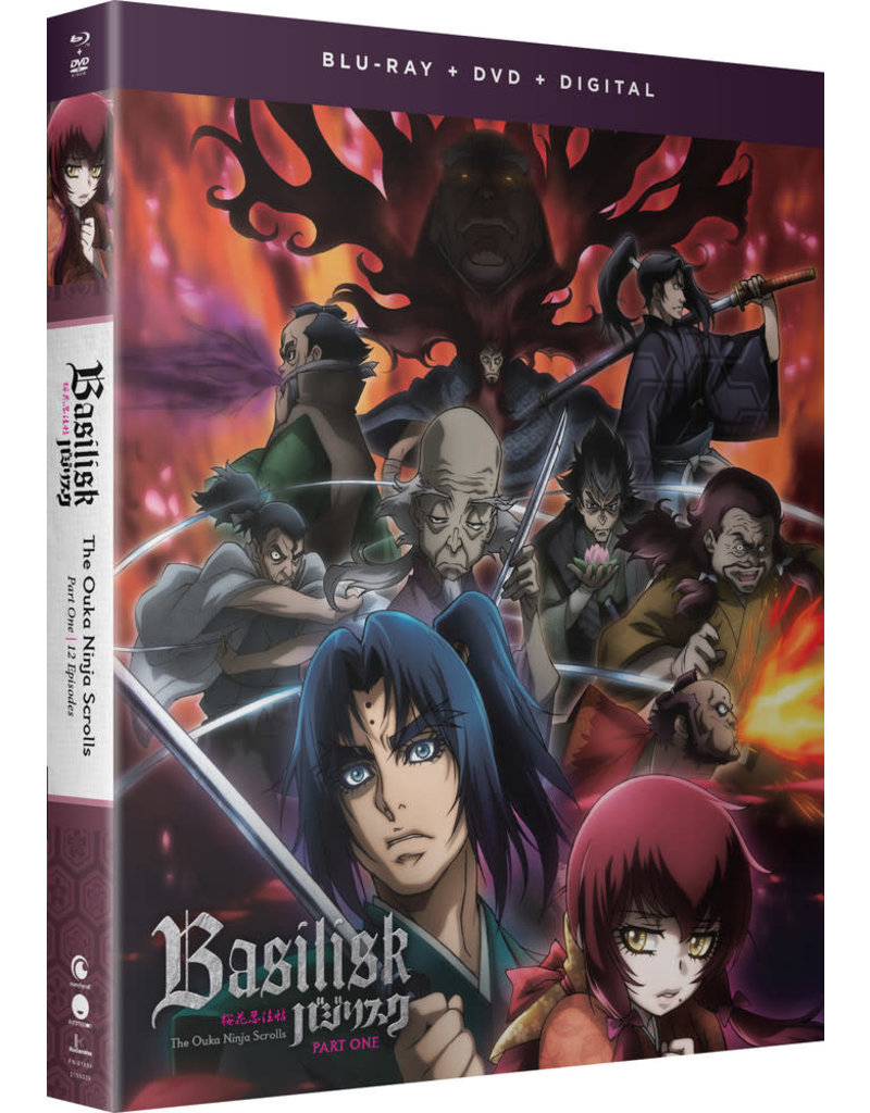 Funimation Entertainment Basilisk The Ouka Ninja Scrolls Part 1 Blu-Ray/DVD